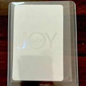 Christian Dior Authentic Playing Card in Case - 3 of Clubs​